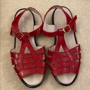 Girls Red Sandals size 11/12